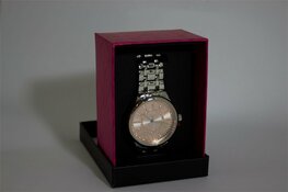 Di Lusso dames horloge - Zilver/rosé