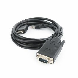 Gembird HDMI naar VGA kabel met audio, 1.8 meter