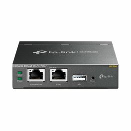 TP-Link Omada OC200 Cloud Controller | 2x 10/100 Mbps Ethernet | PoE Voeding | Zwart