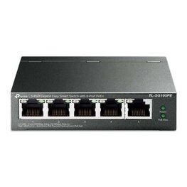 TP-Link TL-SG105PE | Managed Smart Switch | 5 Poorten | Gigabit Ethernet (10/100/1000 Mbps) | 4x PoE+