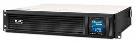 APC Smart-UPS C SMC1500I-2UC | 1500 VA / 900 W | 2U Rackmount | 4x IEC C13 Stopcontacten | Zuivere Sinusgolf | AVR Spanningsregeling | LCD-sche