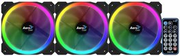 Aerocool Orbit RC ARGB 3 Pack | 120mm Case Fans met Remote Control