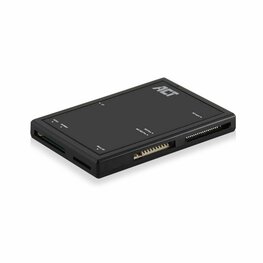 ACT AC6370 | USB 3.2 Gen1 Geheugenkaartlezer | Type-A | Zwart