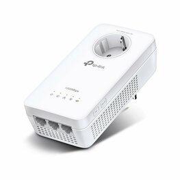 TP-Link TL-WPA8631P | Powerline Adapter | 1300 Mbps | Gigabit Ethernet | Wi-Fi AC1200 | Met Stopcontact | Wit