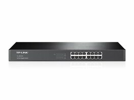 TP-Link TL-SG1016 | Unmanaged Switch | 16 Poorten | Gigabit Ethernet (10/100/1000 Mbps) | Energiezuinig | Rackmount