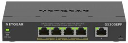 GS305EPP-100PES | 5-poorts Gigabit Smart Managed Plus PoE+ Switch | 120W PoE-vermogen | VLAN/QoS | Webbeheer