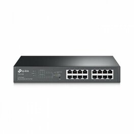 TP-Link TL-SG1016PE | Managed Smart Switch | 16 Poorten | Gigabit Ethernet (10/100/1000 Mbps) | PoE+ (150W) | VLAN/QoS | Webbeheer