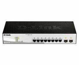 D-Link DGS-1210-10 | 10-poorts Gigabit Smart Switch | 8 RJ45 + 2 SFP | VLAN/QoS | Web/CLI-beheer