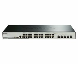 D-Link DGS-1510-28X | Managed L3 Stackable Smart Switch | 28 Poorten | Gigabit Ethernet (10/100/1000 Mbps) | 24x RJ45 + 4x SFP+