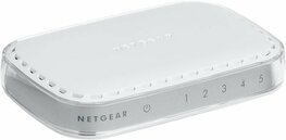 NETGEAR GS605-400PES | 5-poorts Gigabit Unmanaged Switch | Plug & Play | Energiezuinig | Wit