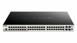 D-Link DGS-1510-20/E | 16-poorts Gigabit L2/L3 Smart Managed Switch | 2x SFP | 2x 10G SFP+ | 76 Gbps switchingcapaciteit | Rackmount 1U | Grijs