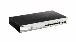 D-Link DGS-1210-10MP/E | Managed L2 Switch | 10 Poorten | Gigabit Ethernet (10/100/1000 Mbps) | PoE