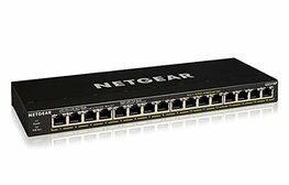 NETGEAR GS316P | Unmanaged | Gigabit Ethernet (10/100/1000 Mbps) | Power over Ethernet (PoE)