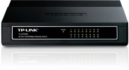 TP-Link TL-SF1016DS | Unmanaged Switch | 16 Poorten | Fast Ethernet (10/100 Mbps)