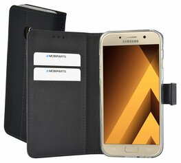 Mobiparts Premium Wallet TPU Case | Samsung Galaxy A3 (2017) | Zwart