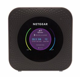 NETGEAR AirCard M1 MR1100-100EUS | Mobiele WiFi (4G LTE) Router | Tot 1 Gbps | Zwart