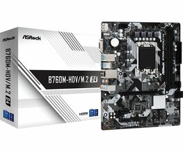 Asrock B760M-HDV/M.2 D4 | Socket LGA 1700 | Intel B760 | 2xDDR4 | Micro-ATX | Moederbord