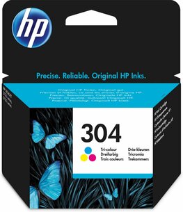 HP 304 | Originele Drie-Kleuren Inktcartridge (N9K05AE)