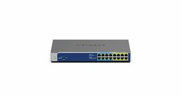 NETGEAR GS516UP | Unmanaged Switch | 16 Poorten | Gigabit Ethernet (10/100/1000 Mbps) | PoE | Grijs