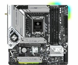 Asrock B760M Steel Legend WiFi | Socket LGA 1700 | Intel B760 | 4xDDR5 | Micro-ATX | Moederbord