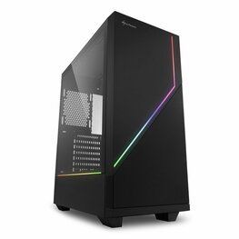 Sharkoon RGB Flow | Midi Tower Case | Zwart