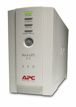 APC Back-UPS BK350EI | 350 VA | 4x IEC C13 Stopcontacten (3 op Accu) | AVR Spanningstabilisatie | Bescherming tegen Stroomstoringen