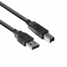 ACT | USB 2.0 Aansluitkabel | USB-A Male naar USB-B Male