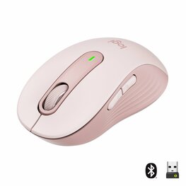 Logitech Signature M650 Draadloze Muis - Voor kleine tot middelgrote handen, 2 jaar batterijduur, stil klikken, aanpasbare zijknoppen, Bluetoot