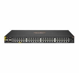 Aruba 6000 48G | Managed L3 Switch | 48x Gigabit PoE+ | 4x SFP | 370W PoE-budget | 1U Rackmount