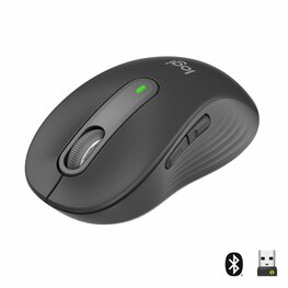 Logitech Signature M650 Draadloze Muis - Voor kleine tot middelgrote handen, 2 jaar batterijduur, stil klikken, aanpasbare zijknoppen, Bluetoot