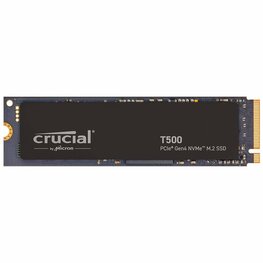 Crucial T500 | 2 TB NVMe SSD | M.2 Gen 4 | 7.400 MB/s Lezen | 7.000 MB/s Schrijven