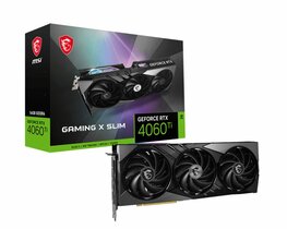 MSI GeForce RTX 4060 Ti GAMING X SLIM | 16GB GDDR6 VRAM | Videokaart | GPU | Nvidia