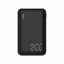 Silicon Power QS58 | Powerbank | 20000 mAh | Li-Po | USB-C & USB-A | Zwart