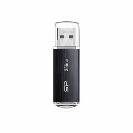 Silicon Power Blaze B02 | 256GB USB-A 3.2 Flash Drive | Zwart