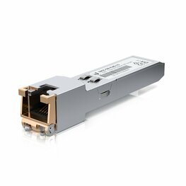 Ubiquiti UACC-CM-RJ45-1G | SFP Transceiver Module | 10/100/1000 Mbps | Koper | RJ45 | 100 m