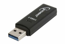 Gembird UHB-CR3-01 | Geheugenkaartlezer | USB 2.0 | SD/microSD | Zwart