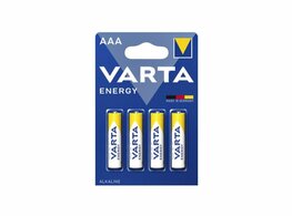 Varta Energy | AAA-batterijen | Alkaline | 4-pack