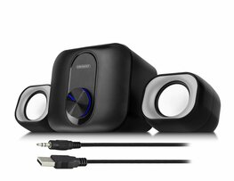 Eminent EM3515 | 2.1 Luidsprekerset | Heldere Geluidskwaliteit | 40W RMS