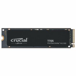 Crucial T705 | 2 TB NVMe SSD | M.2 Gen5 | tot 14.500 MB/s Lezen | tot 12.700 MB/s Schrijven