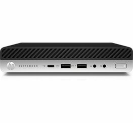 HP EliteDesk 800 G4 Mini | Intel Core i5-8500 | 256GB | 8GB | 2x DisplayPort | W11 Professional | Refurbished Silver
