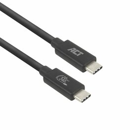 ACT USB4 20Gbps 240W USB Type-C kabel, USB-IF gecertificeerd