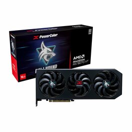 Powercolor Hellhound AMD Radeon RX 9070 XT | 16GB GDDR6 VRAM | Videokaart | GPU | AMD