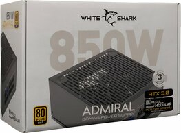 White Shark Admiral | 850 Watt Gold ATX 3.0 PSU | PCIe 5.0 | Power Supply | Voeding
