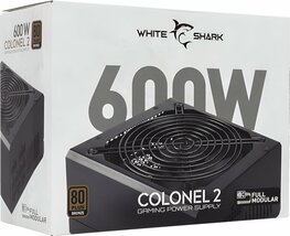 White Shark Colonel 2 | 600 Watt Bronze ATX PSU | Power Supply | Voeding
