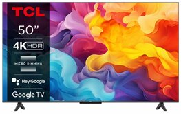 TCL 50P655 50" | 4K Ultra HD LED Smart TV | Google TV + Wifi | HDR10 | Elegant Design | 60Hz