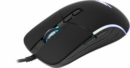 Baracuda NAUTILUS RGB | Bekabelde Gaming Muis | Rechtshandig | USB-A | 12800 DPI | Zwart