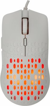 Baracuda OCTOPUS RGB | Bekabelde Gaming Muis | Rechtshandig | USB-A | 3600 DPI | Wit