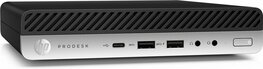 HP ProDesk 600 G4 Mini | Intel Core i5-8500T | 8GB RAM | 256GB SSD | 2x DisplayPort | Windows 11 Professional | Refurbished Silver