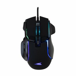 Baracuda PIRANHA RGB | Bedrade Gaming Muis | USB-A | 7200 DPI | Zwart