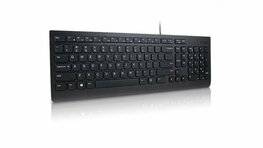 Lenovo Keyboard QWERTY | USB aansluiting | Bulk verpakking | Zwart | Gereviseerd model (resprayed)